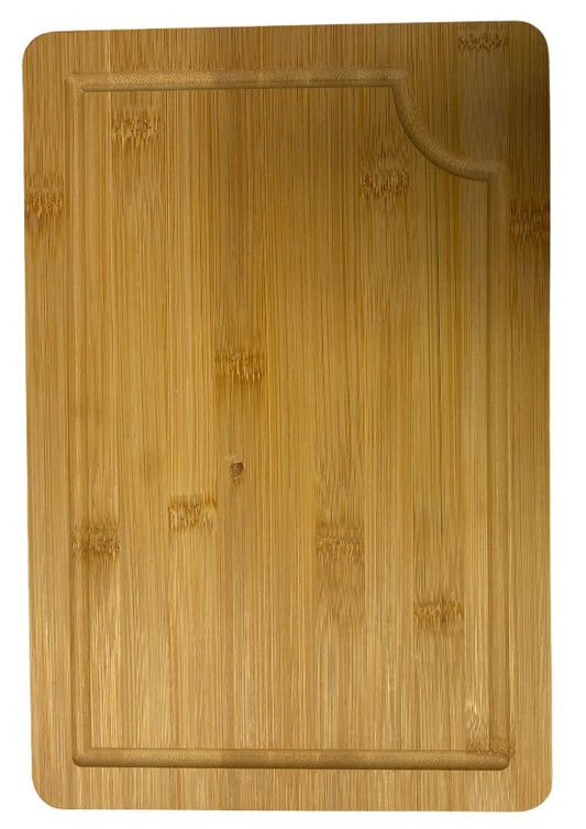 12" x 8 1/8" Medium Cayman Bamboo Cutting Board (Qty 20)