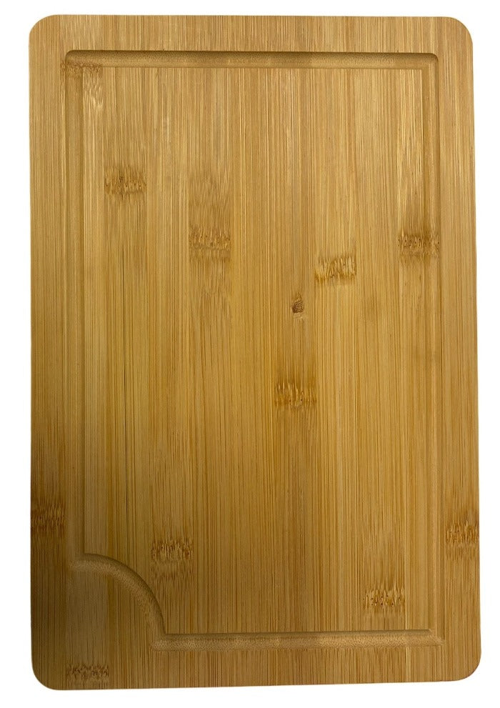 15" x 10" Large Cayman Bamboo Cutting Board (Qty 20)