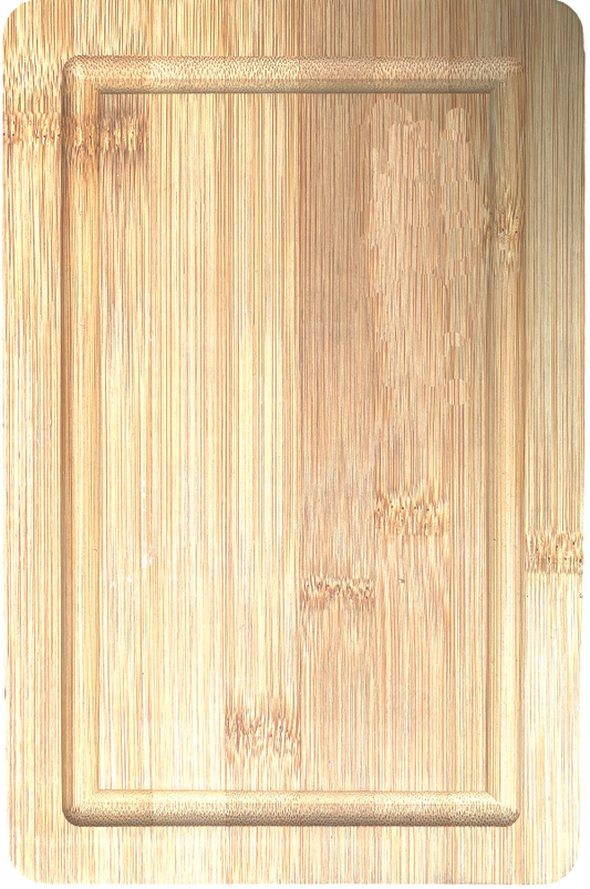 9 1/16" x 6" Small Cayman Bamboo Cutting Board (Qty 15)