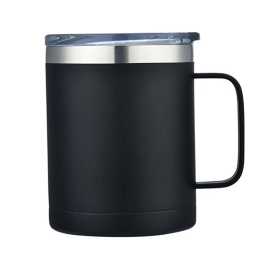 14oz. Stainless Steel Vacuum Camping Mug with Handle (Qty 48)