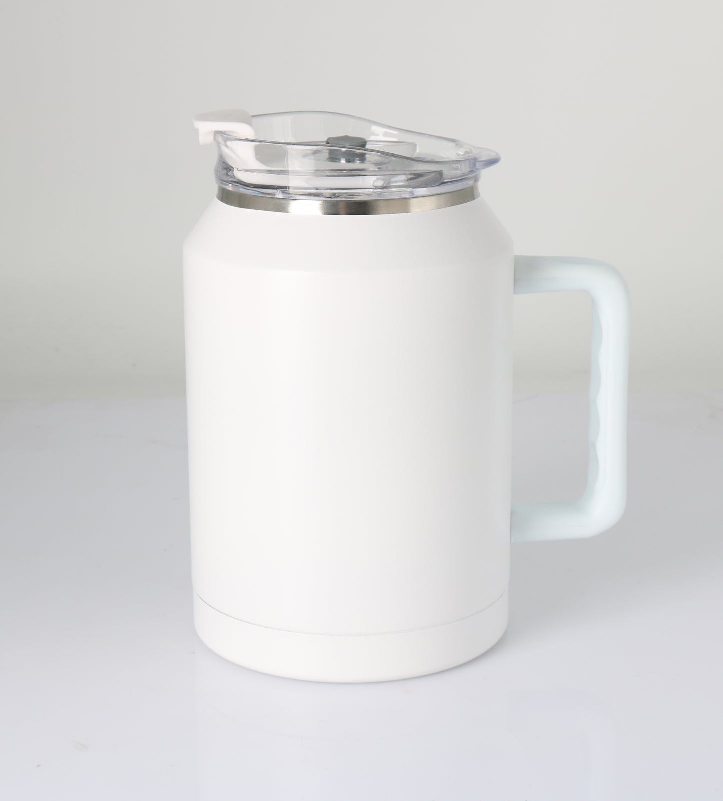 50 oz Stainless Steel Double Wall Vacuum Mug & Lid with Twist Closure (Qty 12)